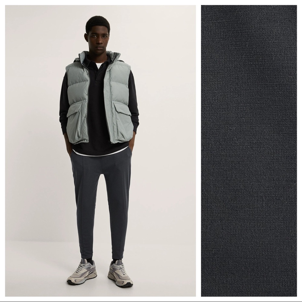 NWT. Zara Men’s Grey Slim Fit Jogger Pants. Size XL.